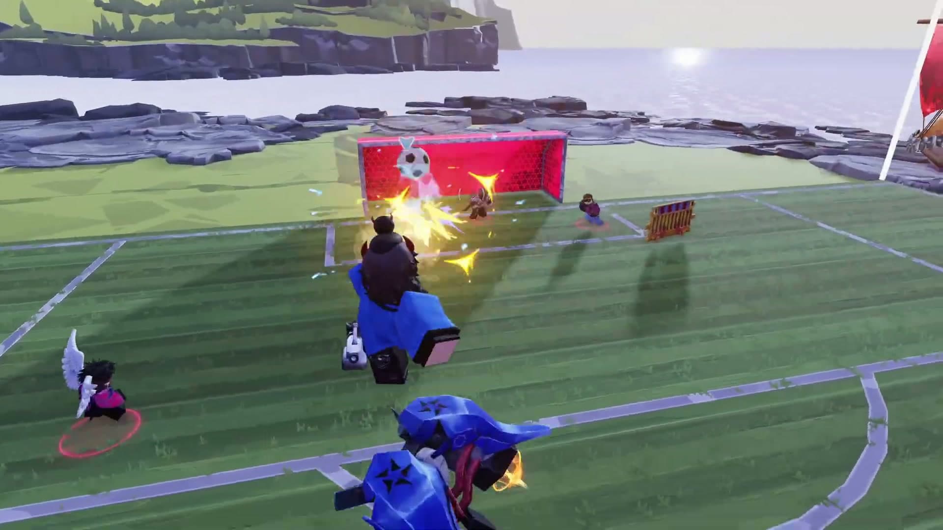 Repotted's official trailer shows a contested attack directly in front of goal.