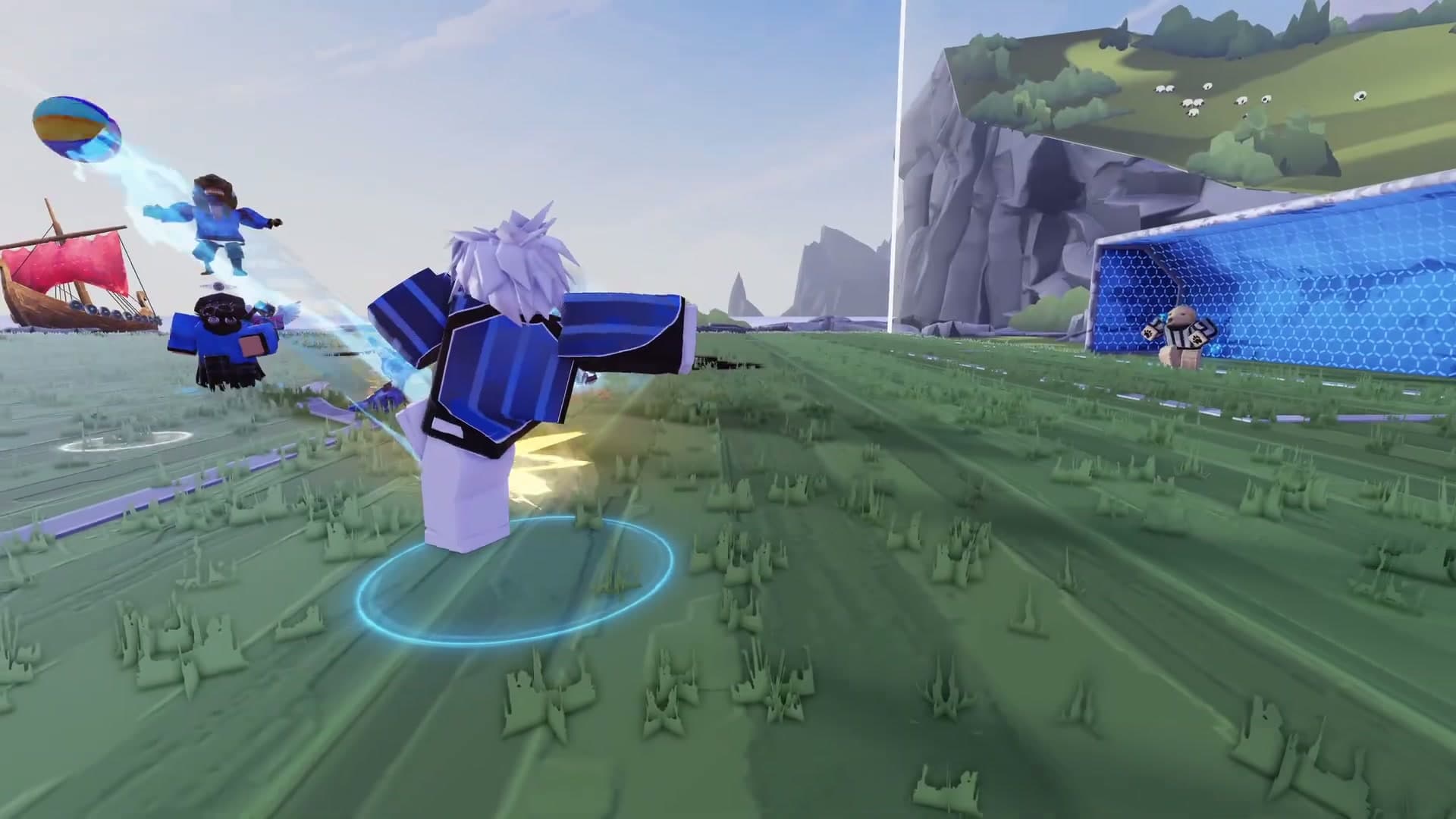 Repotted's official trailer shows a player striking the ball during a match.
